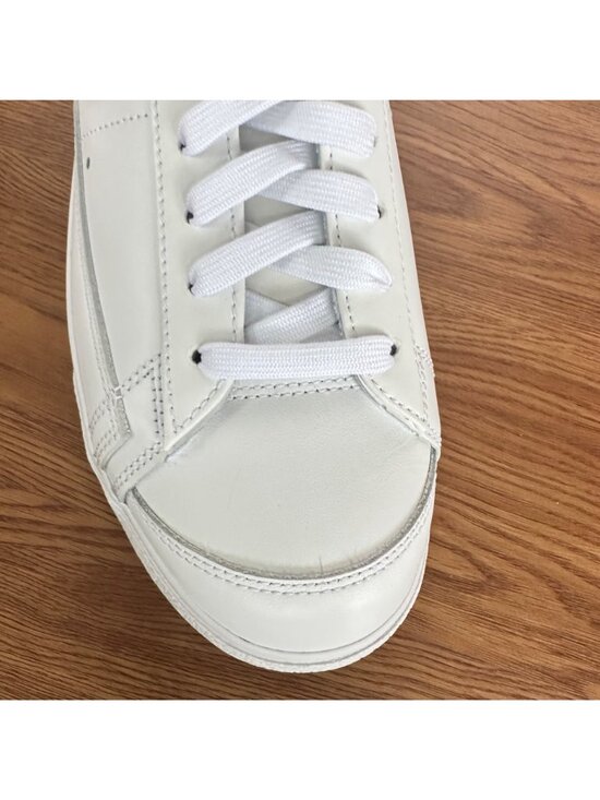 ⭐Nike Blazer Low Platform Sz 10 Men\'s Shoes White Silver Sneakers DQ7654-100 New main image 5